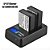 Carregador Inteligente USB Duplo para Baterias Canon LP-E17 - Imagem 4