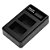 Carregador Inteligente USB Duplo para Baterias Sony NP-FW50 - Imagem 3
