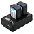 Carregador Inteligente USB Duplo para Baterias Sony NP-FW50 - Imagem 4