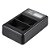Carregador Inteligente USB Duplo para Baterias Nikon EN-EL15 - Imagem 3