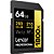 Cartão de Memória SDXC UHS-II Lexar Série GOLD 64GB 280-210MB/s V60 - Imagem 2