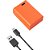 Bateria SmallRig NP-EL25 USB-C 1250mAh (Laranja) 4967 - Imagem 2