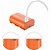 Bateria SmallRig LP-E6P USB-C 2520mAh (Laranja) 5407 - Imagem 6