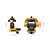 Suporte de Monitor SmallRig com Parafuso ARRI Anti-Torção (Bumblebee Edition) 5520 - Imagem 3