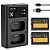 Kit de 2 Baterias K&F Concept NP-FW50 com Carregador Duplo para Sony - Imagem 2
