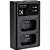Kit de 2 Baterias K&F Concept NP-FW50 com Carregador Duplo para Sony - Imagem 3