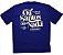 Camiseta Oversized Ou Santos ou Nada - Azul ref 3201 - Imagem 1