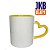 CANECA ALÇA CORAÇÃO INT/ALÇA AMARELA JKB UND - Imagem 1