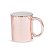 CANECA CROMADA ROSE GOLD AAA 325ML JKB UND - Imagem 1