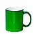 CANECA CROMADA VERDE AAA C/CX 325ML DEKO UND - Imagem 1