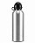 SQUEEZE BOLINHA 750ML ALUMINIO PRATA DEKO - Imagem 1