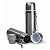 GARRAFA TÉRMICA AÇO INOX 500 ML C/COPO E ALÇA DEKO - Imagem 1