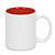 CANECA BRANCA INTERNA VERMELHA 325ML LIVE UND - Imagem 1