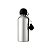 SQUEEZE ALUMINIO PRATA TAMPA BOLINHA/MOSQUETAO 600ML - Imagem 1