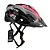 CAPACETE BIKE GTS OUTMOULD C/LED PT/RS FOSCO TAM G - Imagem 1