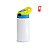 GARRAFA TERMICA 350ML BABY KIDS AMARELO/AZUL DT - Imagem 1