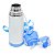 GARRAFA TERMICA INFANTIL BRANCO COM AZUL 350ML DT - Imagem 2