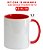 CANECA BRANCA INT E ALÇA VERMELHO 325ML PANDA - Imagem 4