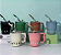 CANECA TERMICA DE AÇO INOX C/ CANUDO 480ML P1841 - Imagem 1