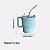 CANECA TERMICA DE AÇO INOX C/ CANUDO 480ML P1841 - Imagem 5