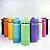 GARRAFA TERMICA DE AÇO INOX C/ TAMPA ROSQUEAVEL E BASE SILICONE FOSCA 800ML P1712 - Imagem 1