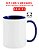 CANECA BRANCA INT E ALÇA AZUL ES 325ML PANDA - Imagem 2