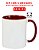 CANECA BRANCA INT E ALÇA BORDO 325ML PANDA - Imagem 2