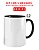 CANECA BRANCA INT E ALÇA PRETO 325ML PANDA - Imagem 2