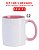 CANECA BRANCA INT E ALÇA ROSA 325ML PANDA - Imagem 2