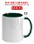 CANECA BRANCA INT E ALÇA VERDE ES 325ML PANDA - Imagem 2