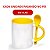 CANECA BRANCA C/COLHER ALÇA/INT AM C/CX DEKO - Imagem 2