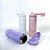 GARRAFA TERMICA DE AÇO INOX C/ TAMPA ROSQUEAVEL E BASE SILICONE 800ML P1775 - Imagem 2
