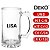 CANECA CHOPP VIDRO LISA 475ML DEKO - Imagem 1