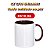 CANECA BRANCA INT E ALÇA MARRON 325ML PANDA UND - Imagem 5