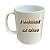 CANECA POLIMERO BRANCA 325 ML 108G MOD T COSTURA ALÇA 325ML - Imagem 1