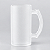 CANECA CHOPP VIDRO FOSCA JATEADA 475ML JKB UND - Imagem 1