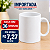 CANECA BRANCA CERAMICA 325 ML - Imagem 3