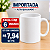 CANECA BRANCA CERAMICA 325 ML - Imagem 5