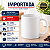CANECA BRANCA CERAMICA 325 ML - Imagem 1