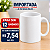 CANECA BRANCA CERAMICA 325 ML - Imagem 4