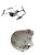 Carcaça Lateral Direito Right Cover Shell Dji Mini 3 Pro - Imagem 1