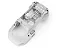 Shell Do Meio Middle Para Drone Dji Mini Se Mini 2se Mini 4k Cinza - Imagem 3