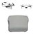 Tampa Traseira Bateria Cover Shell Drone Dji Mavic Mini 2/se Cinza - Imagem 1