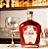 Gin Nube Rojo (retrô) + Taça de vidro personalizada - Imagem 1