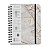 Planner Mármore Branco Cicero Wire-O Semanal/Mensal 14,8x21 - Imagem 1