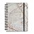 Planner Mármore Branco Cicero Wire-O Semanal/Mensal 14,8x21 - Imagem 2