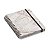 Planner Mármore Branco Cicero Wire-O Semanal/Mensal 14,8x21 - Imagem 4