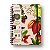 Caderno Colegial Espiral Pautado 17x24 Frutos Cacau - Cicero - Imagem 1
