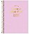 Planner Espiral 17,7 x 24 Happy Rosa 2023 Tilibra - Imagem 1