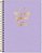 Planner Espiral 17,7 x 24 Happy Lilás 2023 Tilibra - Imagem 1